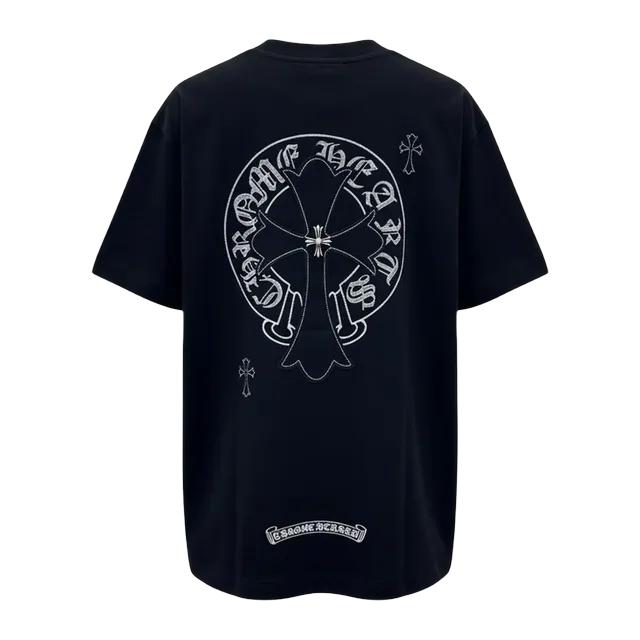Chrome Hearts T-Shirt Cross Logo Black — Authentic Chrome Hearts in stock at CLZTURE