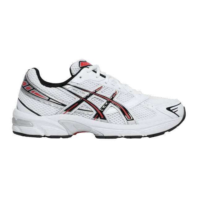 ASICS Gel 1130 White Electric Red — Authentic Shoes & Footwear at CLZTURE
