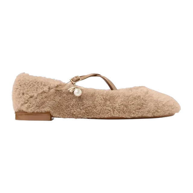 Jimmy Choo Eleri Ballerina Brown — Authentic Jimmy Choo in stock at CLZTURE