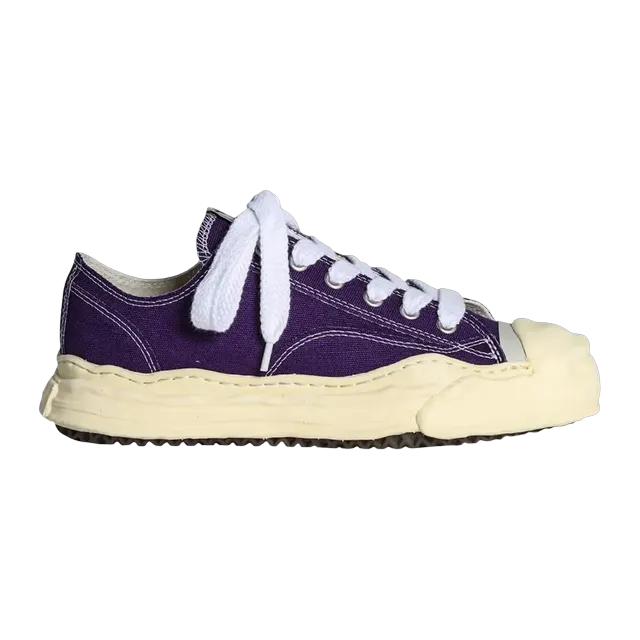 Mihara Yasuhiro Hank Vintage Sole Canvas Low Purple — Authentic Shoes & Footwear at CLZTURE
