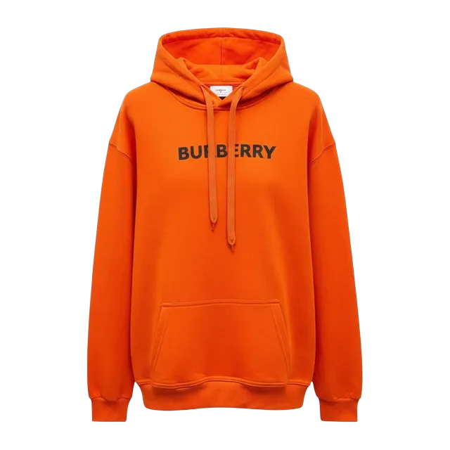 Burberry Sweatshirt Orange Logo — Authentic Burberry in stock at CLZTURE