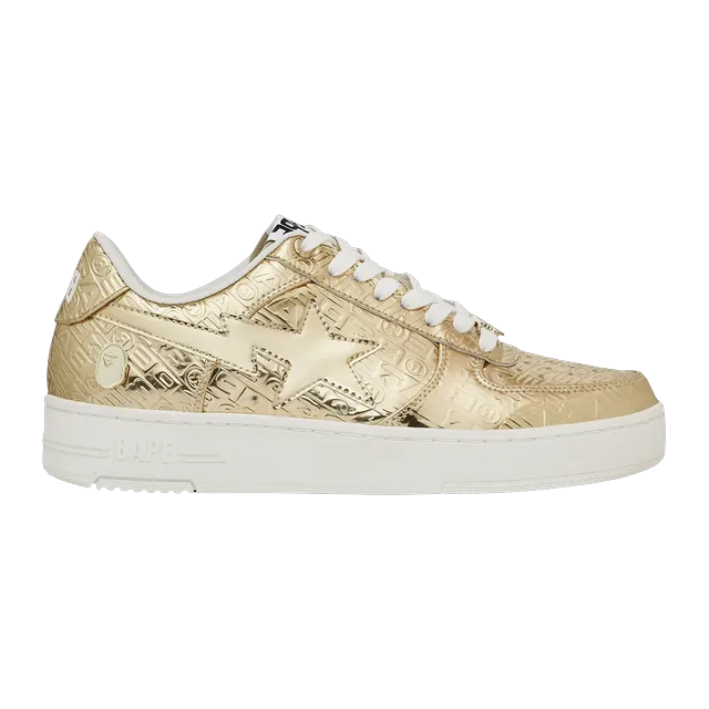 BAPE Bapesta #5 Gold — Authentic Shoes & Footwear at CLZTURE