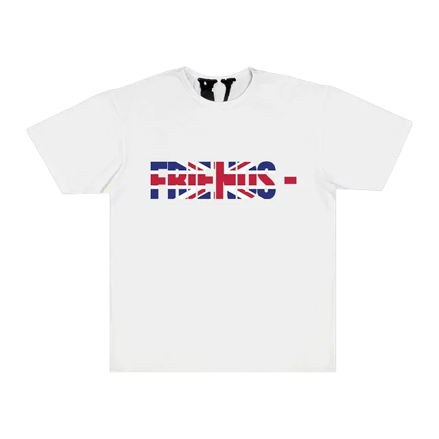 Vlone Friends – Gbr T-Shirt White — Authentic T-Shirts at CLZTURE