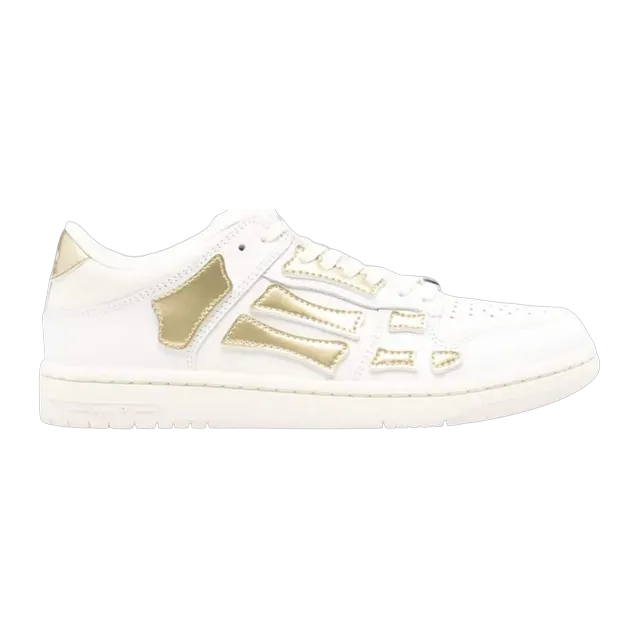 Amiri Skel Top Low Metallic – White Gold — Authentic Shoes & Footwear at CLZTURE