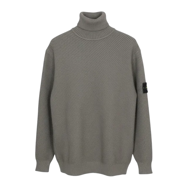 Stone Island Full Rib Rws Wool Grey — Authentic at CLZTURE