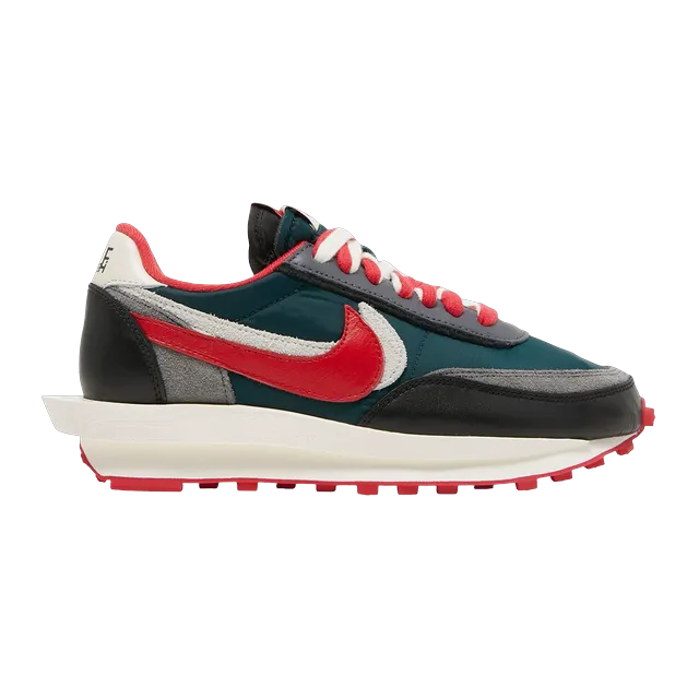 Nike Sacai x Undercover LDWaffle Midnight Spruce University Red — Authentic Nike in stock at CLZTURE