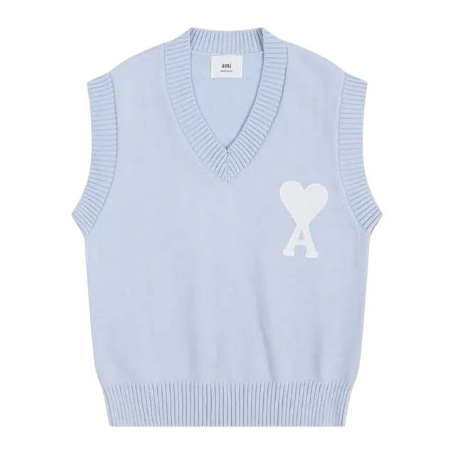 Ami Sleeveless Sweater — Authentic AMI at CLZTURE
