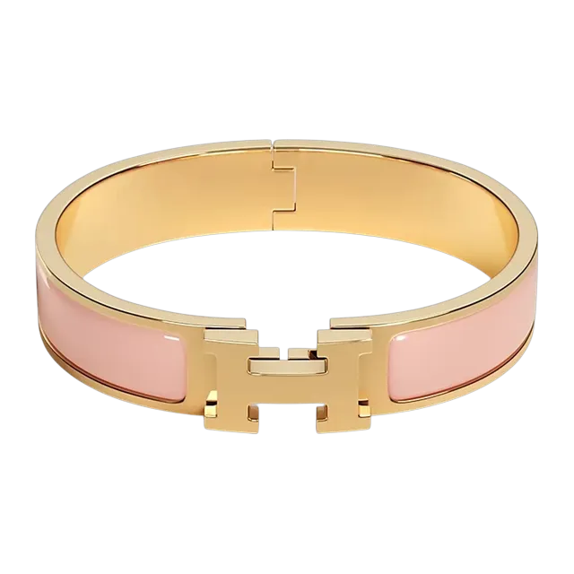 Hermès Bracelet Clic h Pink — Authentic Hermès in stock at CLZTURE