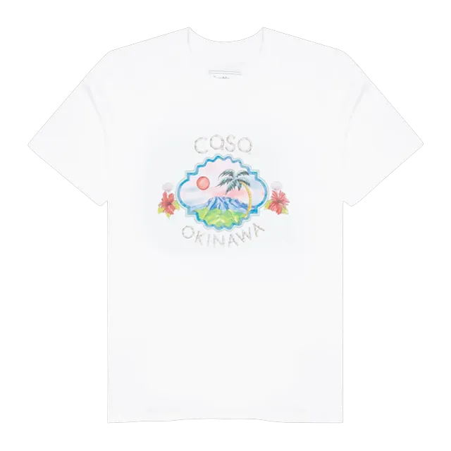 Casablanca T-Shirt Casa Okinawa — Authentic T-Shirts at CLZTURE