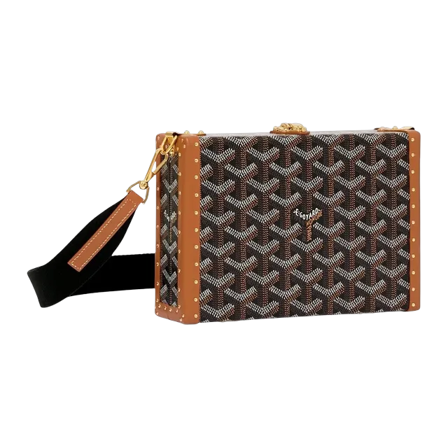 Goyard Bag Malle Bezons 19Cm Brown — Authentic Goyard in stock at CLZTURE