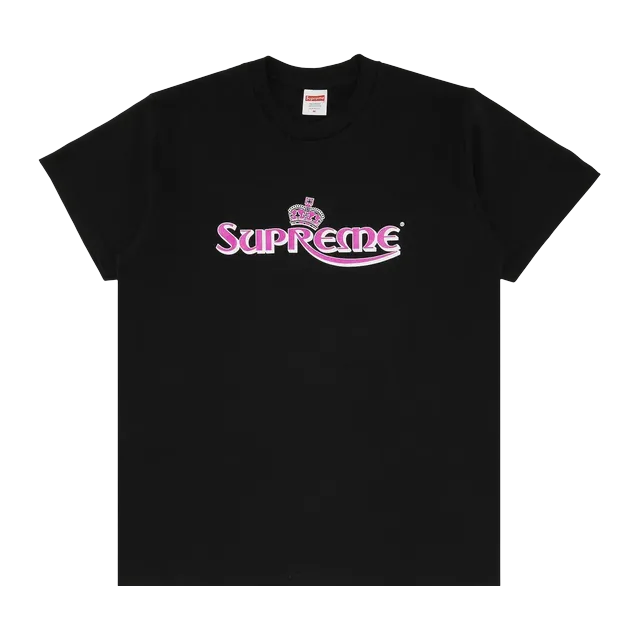 Supreme Crown T-Shirt Black — Authentic Supreme in stock at CLZTURE