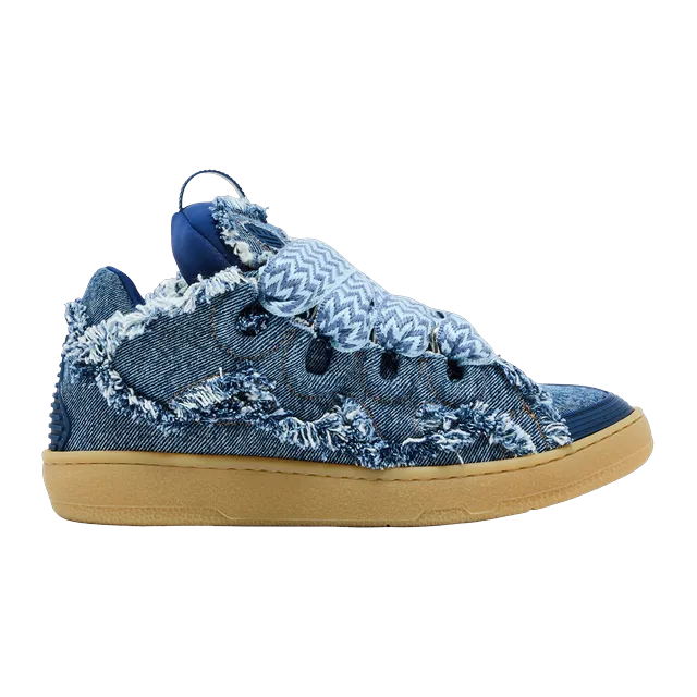 Lanvin Sneakers Curb Blue — Authentic Shoes & Footwear at CLZTURE