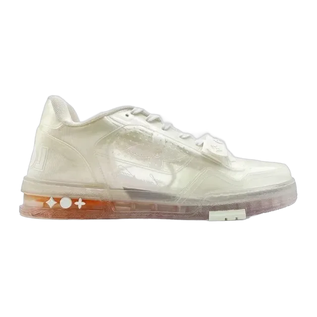 Louis Vuitton Trainer White Transparent — Authentic louis-vuitton at CLZTURE