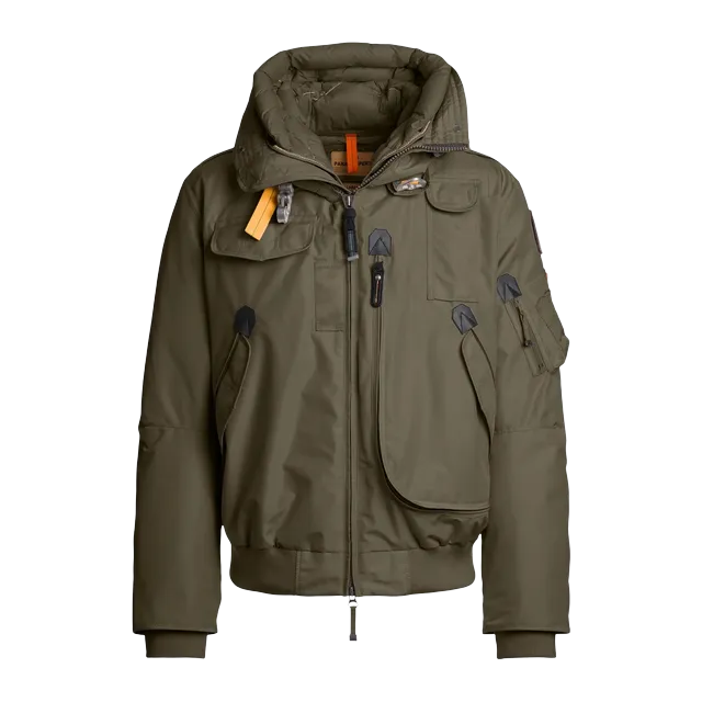 Parajumpers Gobi Bomber à Capuche Olive — Authentic Jackets & Outerwear at CLZTURE