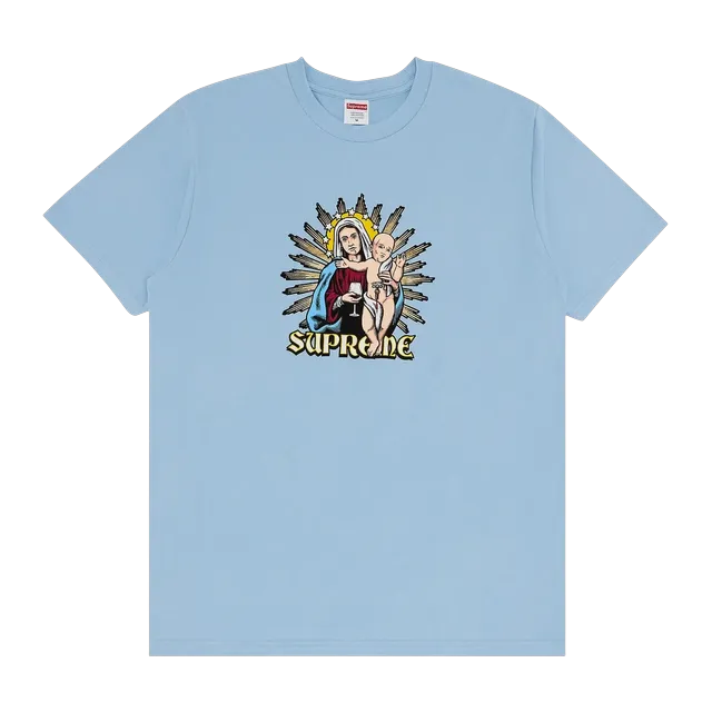 Supreme Blood T-Shirt Powder Blue — Authentic Supreme in stock at CLZTURE