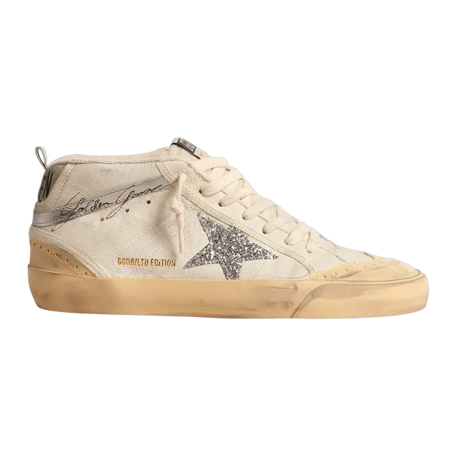 Golden Goose Sneakers Mid Star White — Authentic Golden Goose in stock at CLZTURE