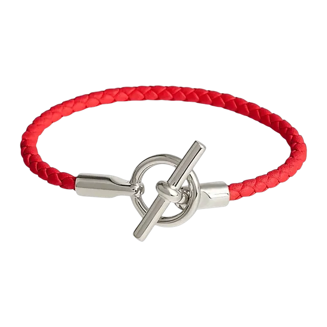 Hermès Bracelet Glénan h Red — Authentic Jewelry at CLZTURE