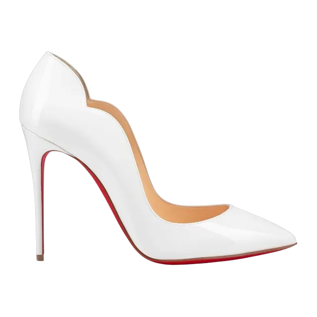 Christian Louboutin Hot Chick 100Mm White — Authentic Christian Louboutin in stock at CLZTURE