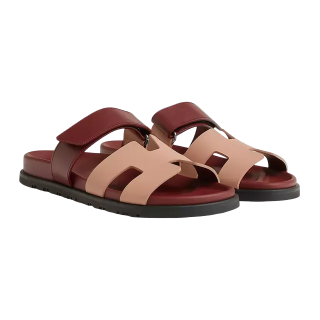 Hermès Sandals Chypre Red — Authentic Shoes & Footwear at CLZTURE