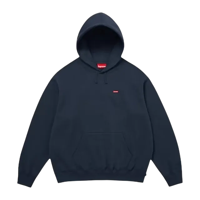 Supreme Small Box Logo Hooded Navy — Authentic Supreme in stock at CLZTURE