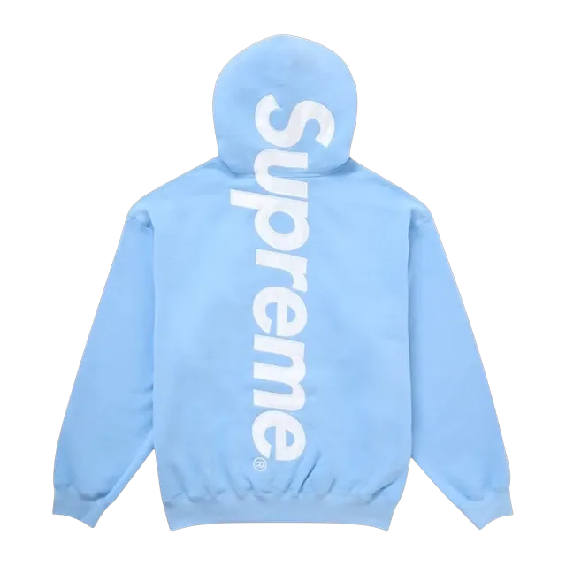 Supreme Satin Applique Hooded Light Blue — Authentic Supreme in stock at CLZTURE