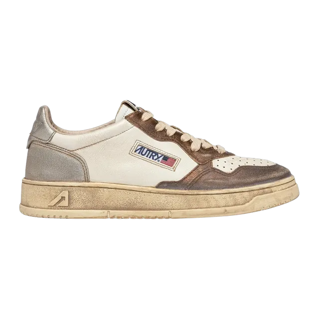 Autry Medalist Low Super Vintage Chocolate — Authentic Shoes & Footwear at CLZTURE