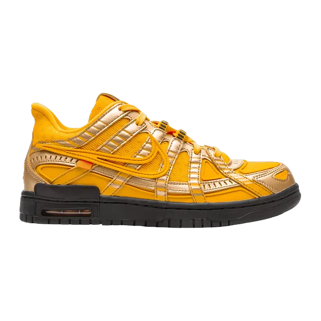 Off-White x Air Rubber Dunk University Gold — Authentic Shoes & Footwear at CLZTURE