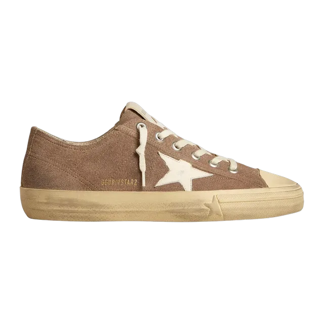 Golden Goose Sneakers V-Star Brown — Authentic Shoes & Footwear at CLZTURE