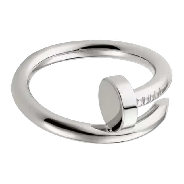 Cartier Ring Juste Un Clou Classique Silver — Authentic Rings at CLZTURE