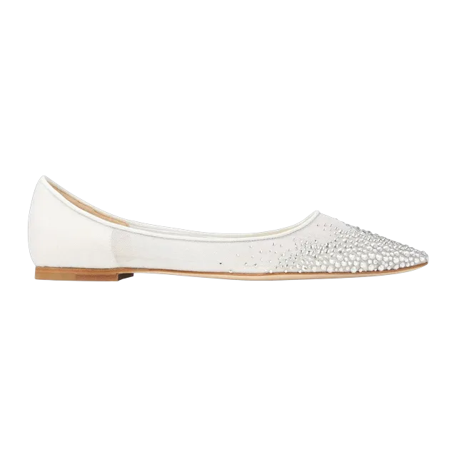 Jimmy Choo Love Flat White — Authentic Jimmy Choo in stock at CLZTURE