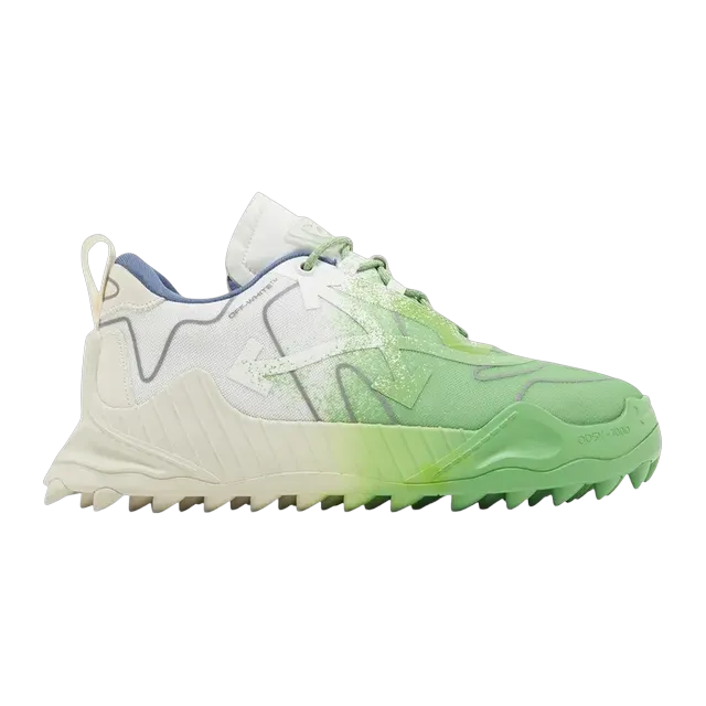 Off-White Odsy-1000 White Green Spray Paint — Authentic Shoes & Footwear at CLZTURE