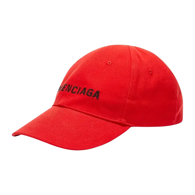 Balenciaga Classic Baseball Cap Red/Black — Authentic Balenciaga in stock at CLZTURE