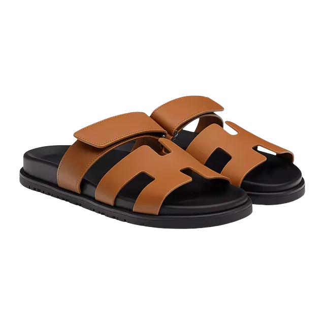 Hermès Sandals Chypre Orange — Authentic Hermès in stock at CLZTURE