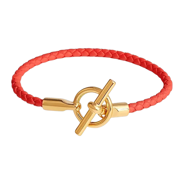 Hermès Bracelet Glénan h Red — Authentic Jewelry at CLZTURE
