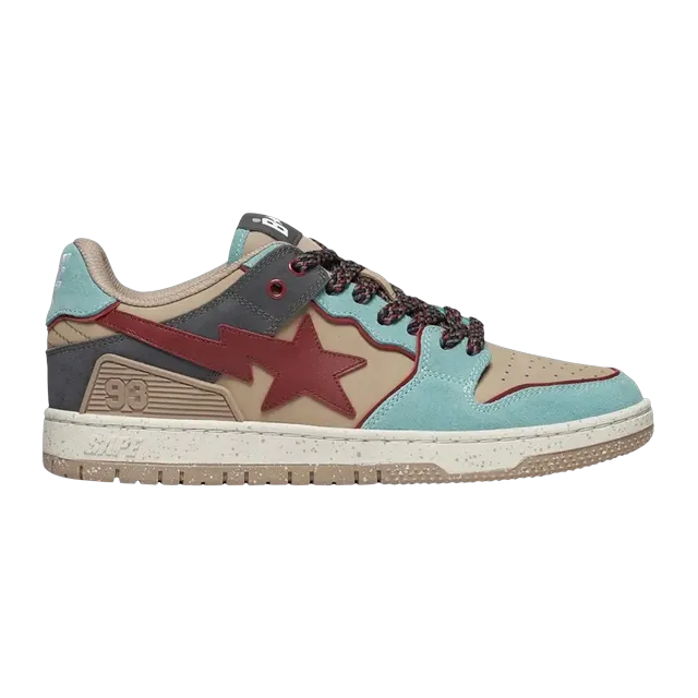 BAPE Sk8 Sta #4 M2 Beige Grey Blue Brown — Authentic Shoes & Footwear at CLZTURE
