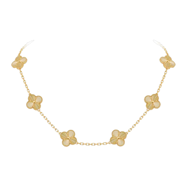 Van Cleef & Arpels Vintage Alhambra 10 Motifs Gold — Authentic Jewelry at CLZTURE