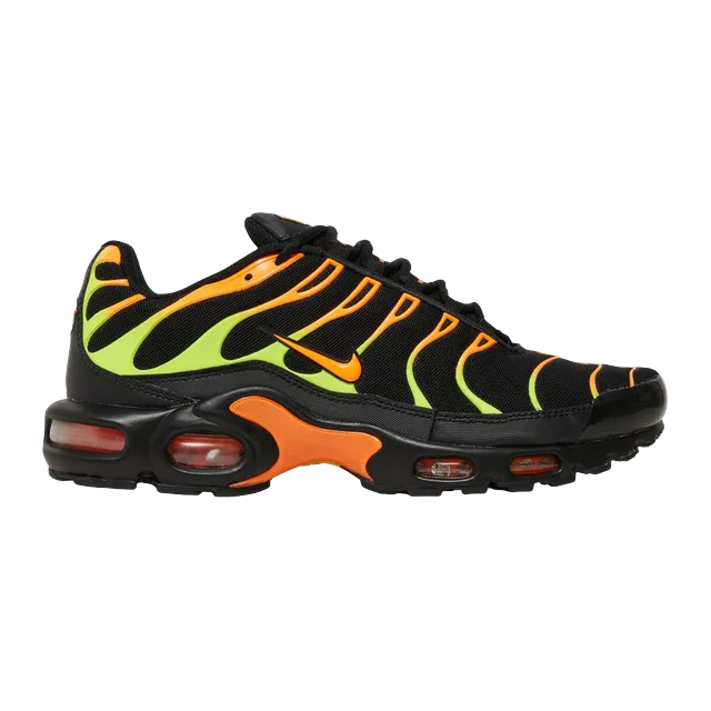 Air Max Plus Tn Black Volt Total Orange — Authentic Shoes & Footwear at CLZTURE