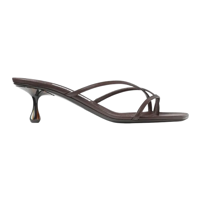 Jimmy Choo Etana Mule 50Mm Brown — Authentic Shoes & Footwear at CLZTURE