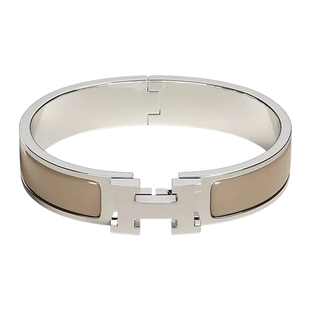Hermès Bracelet Clic h Brown — Authentic Hermès in stock at CLZTURE