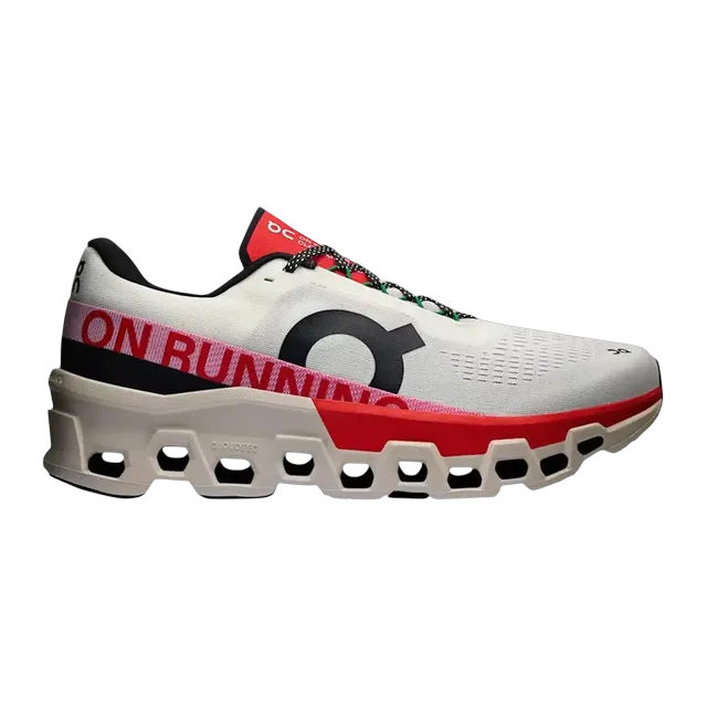 Cloudmonster 2 Ivory Silver Red — Authentic Shoes & Footwear at CLZTURE