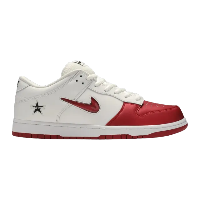Supreme x Dunk SB Low Varsity Red — Authentic Nike in stock at CLZTURE