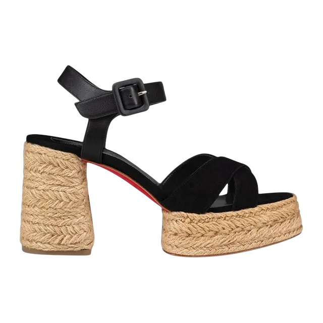 Christian Louboutin Calakala Black — Authentic Shoes & Footwear at CLZTURE