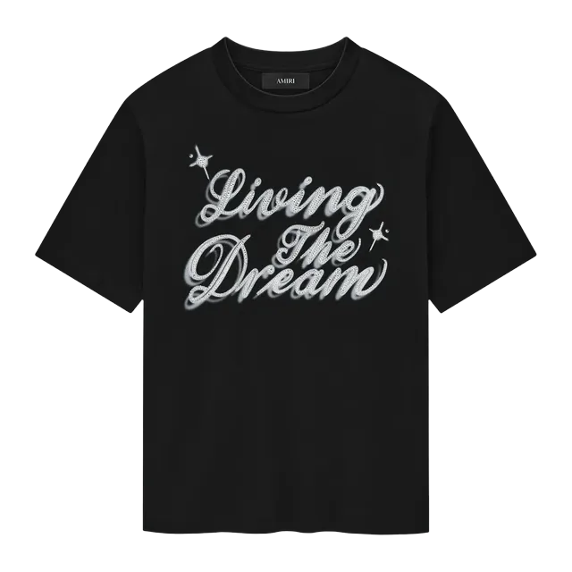 Amiri Crystal Living The Dream Black — Authentic AMIRI in stock at CLZTURE