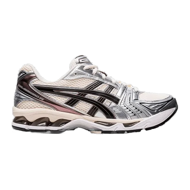 Asics Gel-Kayano 14 Cream Black Metallic Plum — Authentic Asics at CLZTURE