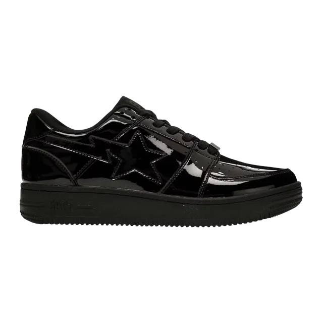 BAPE Bapesta Shark M2 Patent Noir — Authentic Shoes & Footwear at CLZTURE