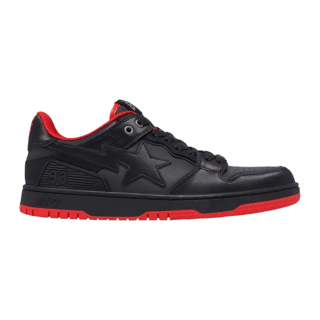BAPE Sk8 Sta #4 Gray Red Black — Authentic Shoes & Footwear at CLZTURE