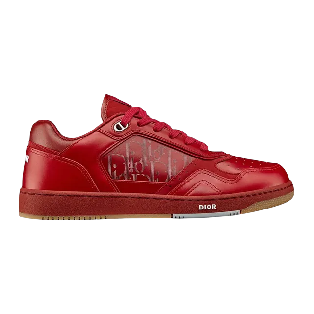 Dior Sneakers B27 Oblique Red — Authentic Shoes & Footwear at CLZTURE