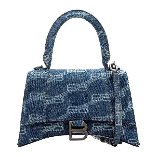 Balenciaga Hourglass Top Xs 19Cm Monogram Jeans — Authentic Bags & Luggage at CLZTURE