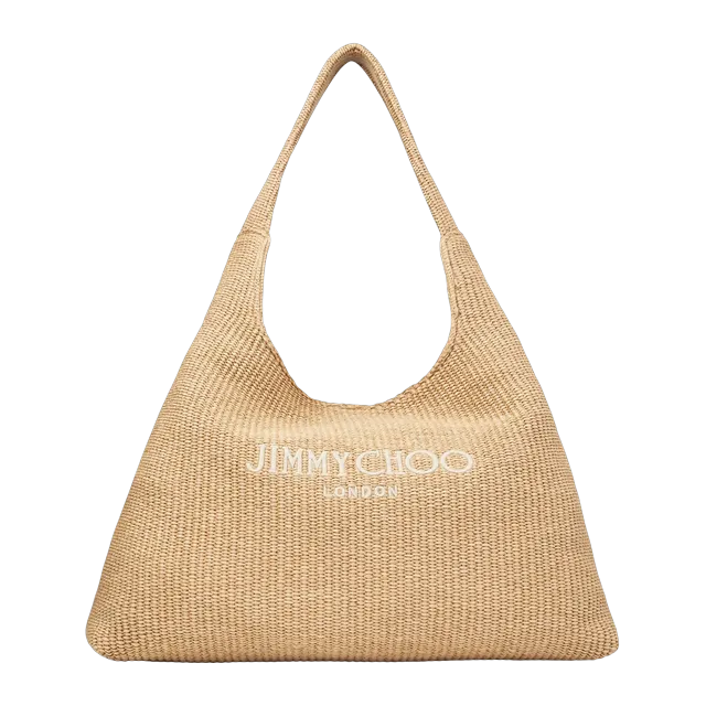 Jimmy Choo Beach Diamond Hobo Large Brown — Authentic Jimmy Choo in stock at CLZTURE