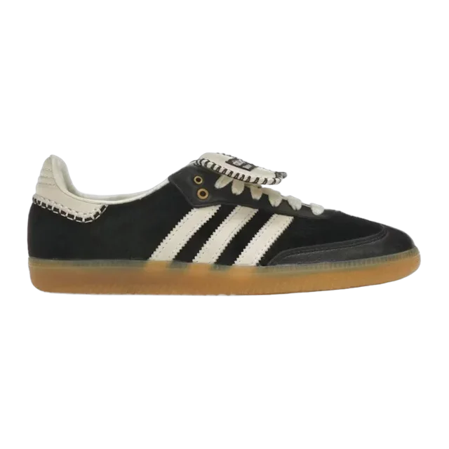 Wales Bonner X Adidas Samba Pony Tonal Black Profond — Authentic Adidas at CLZTURE